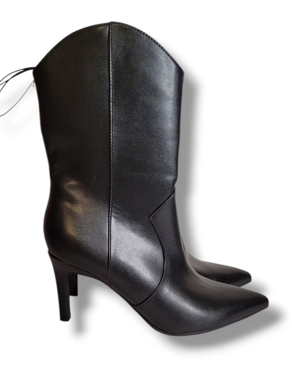 Nine West Black Heeled Boots • Pointed Toe Size 8.5 NEW